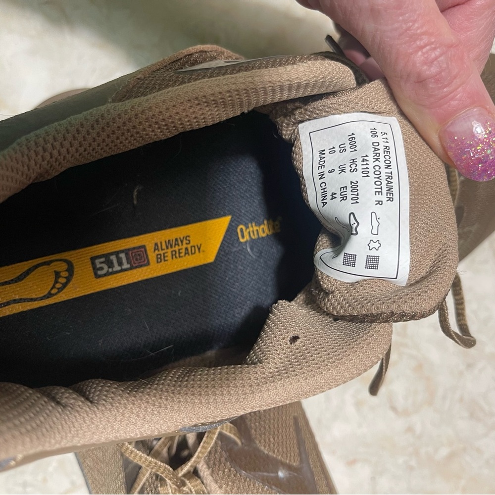 5.11 TACTICAL RECON TRAINERS - DARK COYOTE - Picture 6 of 6